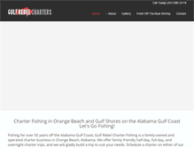 Tablet Screenshot of gulfrebelcharters.com